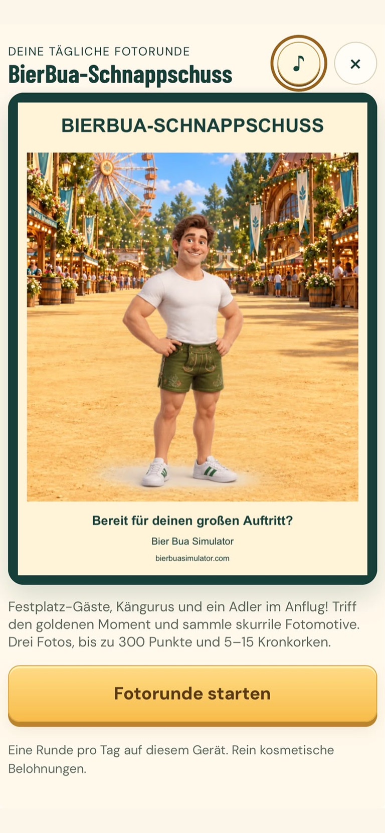 BierBua snapshot feature